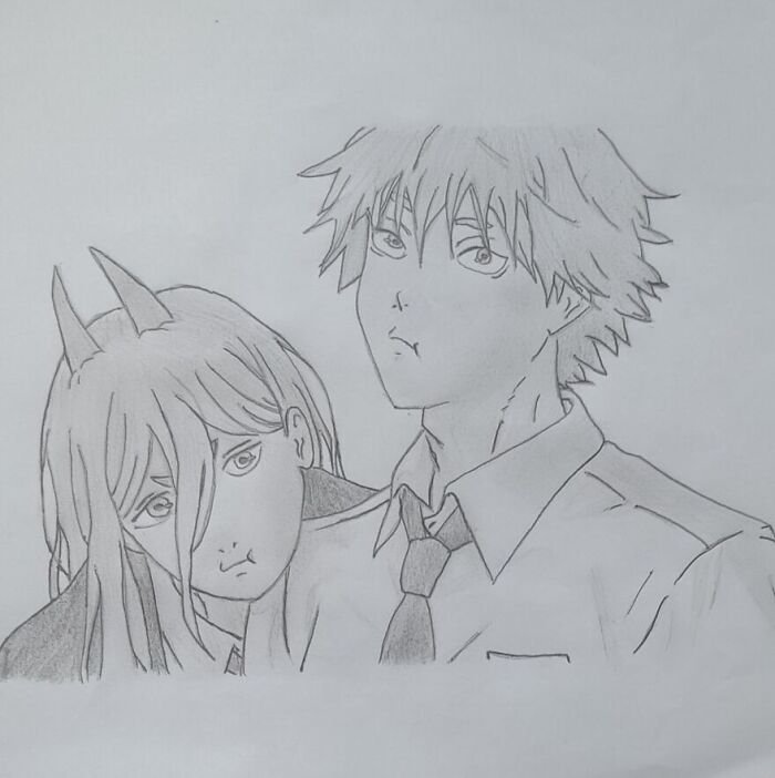 Here are Some of My Anime-Inspired Drawings from Last Year and This Year (9 Pictures)